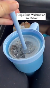 BabyShop-C1114 Stadium Tumblr Cup dengan Wadah Makanan 2IN1 Snack Mug & Drink Cup