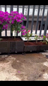 Outdoor seedling vegetable box accessory chassis waterproof net balcony vegetable pot combination