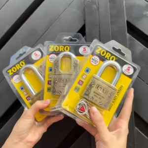 Ổ khoá cửa ZORO bông chìa tròn 6 phân thép hardened chống gỉ cao cấp