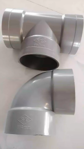 Tê ống nước phi 114mm và Co ống nước phi 114mm thương hiệu S-T
