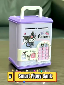 ATM Machine With Music Card Fingerprint Piggy Bank ATM Password Safe Box Tabung Music Coin Bank 智能指纹存款箱 *READY STOCK*