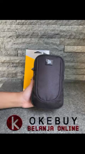 Tas Hp Kalibre Smartphone Case 928097000 Tas Pinggang Dompet Hp Pouch Handphone Sarung Hp / Ponsel 928097 000 Black Hitam Polos