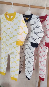 Setelan Piyama Anak Cowok Motif Pajamas / Baju Tidur Bayi Laki-laki Usia 3 Bulan - 2 Tahun