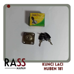 Kunci Laci Lemari Drawer Lock Huben HL 181-22 HL 181-M2