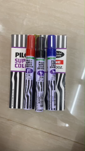ปากกาเคมี หัวกลม PILOT แห้งเร็ว กันน้ำ มีสีดำ สีแดง สีน้ำเงิน สีเขียว (ราคา/ด้าม) | เคแคมปัส เครื่องเขียน