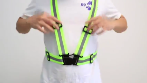 1PC Reflective Vest Adjustable Safety Vest Strap Compatible with Running Cycling Jogging Reflective Safety Vest Motorcycle Accessories High Visibility Reflective Vests