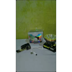 Senter Kepala 100Watt Jinlong JL-7877 BLACK MAMBA Tahan air Isi Ulang Rechargeable 5000mAh Tahan 15 Jam Led Super Terang | Headlamp Flash Light Pemakaian Outdoor Camping