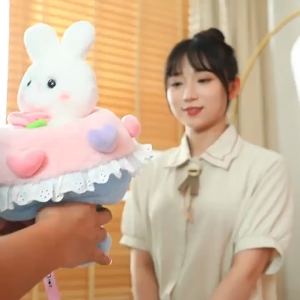 Hoa Thỏ 2in1 Cao Cấp Mềm Mại Có Thể Biến Đổi Sản Phẩm Cao Cấp gaubongbobo