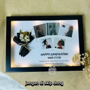Bingkai Gift 3D 20x25cm: Kado Ulang Tahun, Wisuda & Pernikahan