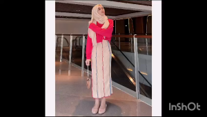 ROK SPAN WANITA HITAM PANJANG KOREAN STYLE TERBARU 2024