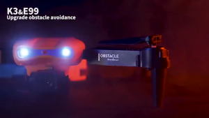 E99PRO K3: Drone Lipat Definisi Tinggi 4K Kamera Ganda Quadcopter Pesawat Remote Control Daya Tahan