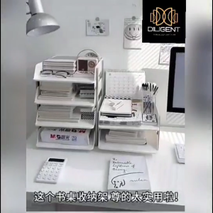 【D338】 Piringan Dokumen Serbaguna Multipurpose Documents Tray A4 Paper Storage Tray File Storage Rack Desktop Stationery Organizer