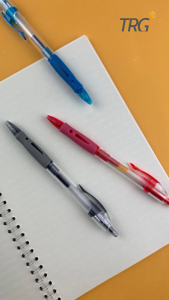 TRG Q Gel Pen GP-212 0.5mm - Pulpen Bolpen Pena Gel Hitam Biru Merah 05 mm TRG