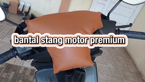 BANTAL STANG WATERPROOF / BANTAL STANG MOTOR DEPAN ANAK KULIT SINTETIS WATERPROOF ISI DAKRON/SILIKON