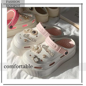 LKShoes ที่สุดในรุ่น รองเท้าแตะแฟชั่นแบบสวม ทรงหัวโตพร้อมสายรัดส้น นิ่มใส่สบาย 6สีให้เลือกกันแบบจุกๆ ราคาดีมากนะ สั่งด่วนเลยน้า