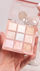 สิวันนา อายแชโดว์น้องเหมียว 1.2gx9 แถมสติกเกอร์ HF654 Sivanna Colors Tiny Cute EyePalette