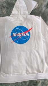 Sweater Hoodie Nasa - Hoodie Basic Nasa Logo - Pria & Wanita