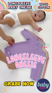 Buy3 Free2! BabyZoom Baby Longsleeve Onesie 5pcs Multi-Print and Plain Long Sleeve Bodysuit for Baby Random Design Baby Cartoon Long Sleeve Onesie Bodysuit Infant Newborn Babies Sleep Wear Romper Cotton Soft Comfortable Baby Ootd Cod 5pcs Free Shipping