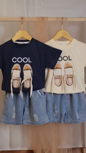 COD  Sneakers Set Setelan Premium Korean / Setelan terlaris Anak cowok 1 - 2 tahun / Baju anak Set