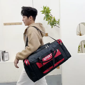Mens Gym Bag 65L Large Capacity Sports Duffle Bags Workout Bags Lightweight Waterproof Travel Overnight Carry On Bag