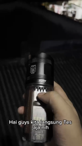 Senter Tangan LED Zoom 60 Watt X39 Cahaya Putih Waterproof Super Terang Batre 6000mah Tahan Hingga 15 Jam Pemakain Dengan 7 Mode Pencahayaan Bisa Power Bank Dan Solar Panel