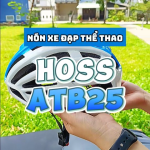 Nón Bảo Hiểm Xe Đạp Thể Thao Nam Nữ HOSS ATB25 siêu nhẹ thoáng khí đường trường