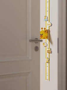 Meteran Pengukur Tinggi Badan Magnet Dan Music Desain Gambar Menarik Untuk Anak Ukur Motif Lucu