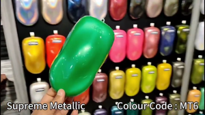 MT6 Fern Green Supreme Metallic Colour for Car Motor Aikka DIY Aerosol Spray Bottle 2K Paint Cat Bancuh Hijau Yamaha