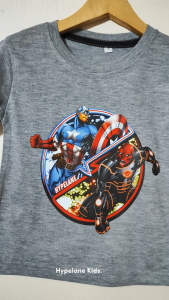 Baju Kaos Distro Anak Laki-Laki Karakter Super Hero Keren Import 1-10 Tahun - Hypelane
