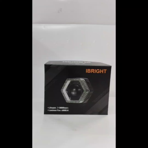 Projie Biled Crystal Ibright ZE 3XS Segi 6 Dilengkapi Kipas Pendingin Plus Devil Dan Shroud
