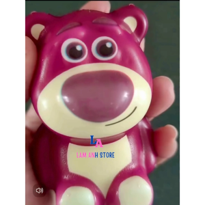 Đồ chơi gấu dâu squishy bóp dẻo dáng yêu thư giãn gấu dâu cao cấp nhựa dẻo bóp giảm căng thẳng