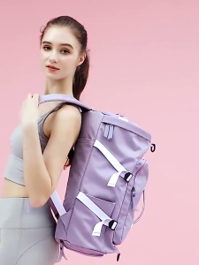 กระเป๋าเดินทาง ไซโลรองเท้าอิสระ กระเป๋าออกกำลังกาย เหมาะสำหรับการท่องเที่ยวแคมป์ปิ้ง TRAVEL BACKPACK