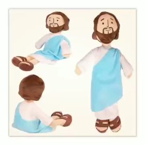WEISH Kids Toys Children Gift Virgin Mary Sofa Decoration Christ Religious Home Decoration Virgin Mary Plush Toy Jesus Plush Doll Plush Pillow Stuffed Toy