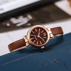 TYJ209 Jam Tangan Wanita Jam Tangan Bulat Kecil Pita Jam Analog Quartz