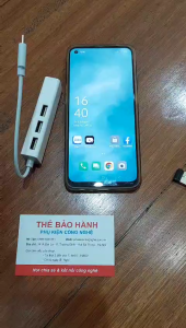 Cáp chuyển USB Type-C ra LAN hỗ trợ 3 cổng USB