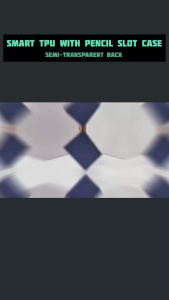 PsDs iPad Air 11-inch 7th Gen (M3) 2025 6th Gen (M2) 2024 Semi-Trans Pencil Holder Smart Auto Sleep Wake-up Cover Case