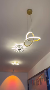 Modern Simple led Ceiling lamp Tricolor Living room light Bedroom Center Light Nordic lamp corridor lamp