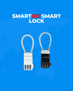 SmartGo Smart Lock- 3-in-1 Travel Security Set Dial Lock + USB Lock + Keychain TSA Approved