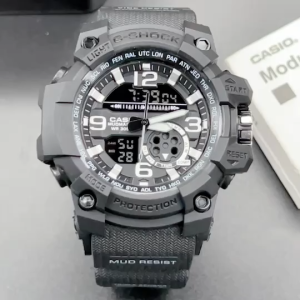 G นาฬิกาผู้ชาย รุ่น GG1000 ระบบ ดิจิตอล & อนาล็อค สายนาฬิกา ยางเรซิน ขนาด 50 มม แถมกล่องฟรี