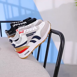 (พร้อมส่ง) รองเท้าผ้าใบสีขาวใส่สบายๆ แฟชั่นสตรี น้ำหนักเบา 2024 สีสวย ใส่เที่ยว ใส่ลำลอง