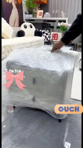 [Tủ 2 Tầng] Tủ Táp Đầu Giường Thông Minh Đa Năng Phong Cách Trẻ Loa Bluetooth Bass To Khỏe Sạc Không Dây Cổng USB  Đèn Led Kiêm  Đèn Ngủ Sang Trọng
