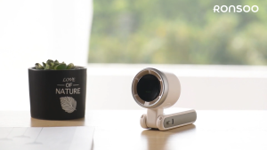 RONSOO AireFold 13500+ RPM High-Speed Turbine Handheld Fan with 4000mAh Battery Foldable Design Ultra Wind Speed and Adjustable 180° Rotation