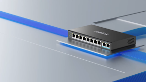 Reolink RLA-PS1 10-Port PoE+ Switch | 8 PoE+ Ports (Max 120W Total) + 2 Gigabit Uplink Ports | Power Over Ethernet Injector for IP Cameras NVR Security System Official Malaysia