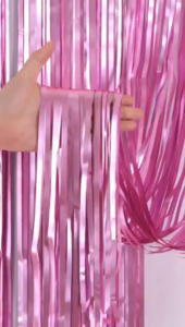 1mx2meter Tirai Foil! Curtain Foil Backdrop party pesta Foil Ultah Perlengkapan MLH C06
