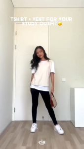 LEGGING TEBAL FLEECE HIGHWAIST PREMIUM IMPORT / LEGING WANITA SUPER TEBAL