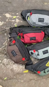 Tapaxco Tas Pinggang Pria Teme Waistbag Casual Local Brand Kanvas Cordura