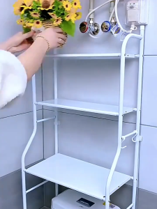 3 Tiers Shower Rak Bathroom Cabinet and Toilet Rack Organizer Bathroom Shelf Storage Shelf Shelves Shower Rack Shelves Rack