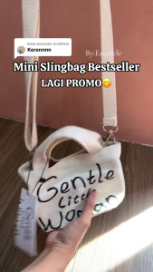 TAS SELEMPANG WANITA  / SLINGBAG GENTLE WOM4N BKK FASHION / TAS KANVAS/ GW 07