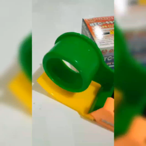 Dispenser Lakban Gunindo Pemotong Isolasi Tajam 2\" Hijau Orange