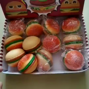 Đồ Chơi Squishy Giảm Stress Hình Bánh Hamburger Silicon Dẻo Bóp Tay Giải Trí Giảm Căng Thẳng Thú Vị
